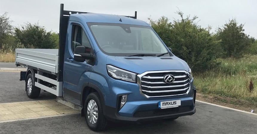 Maxus eDeliver9 chassis cabine bij Techo Lease
